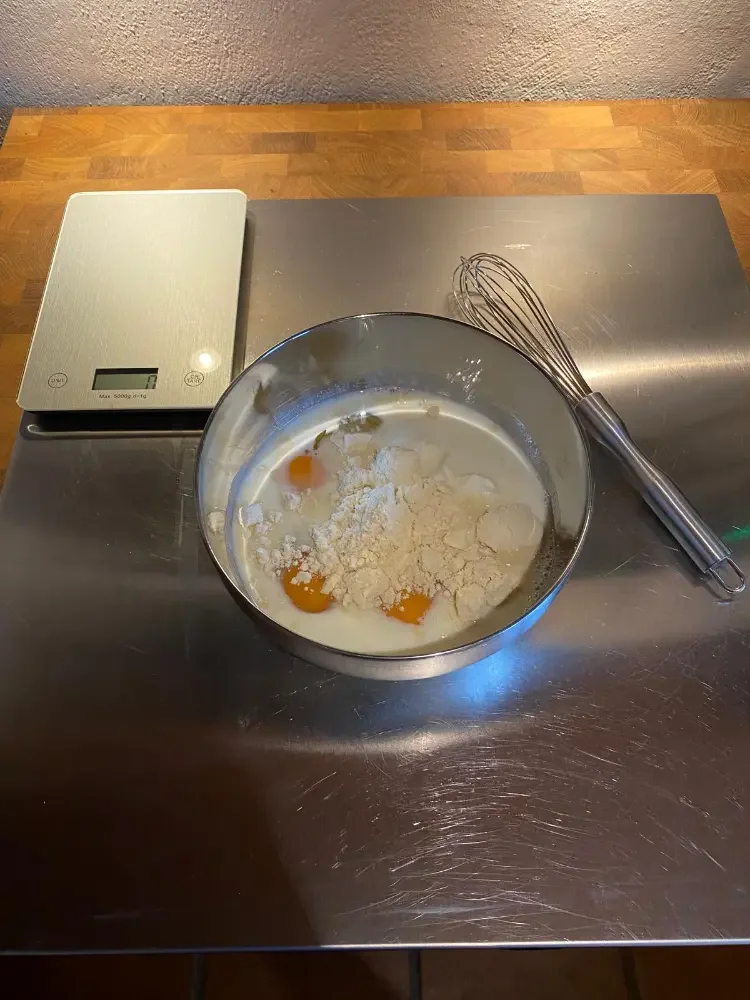 Dutch-Baby High Protein: alle Zutaten vermengen