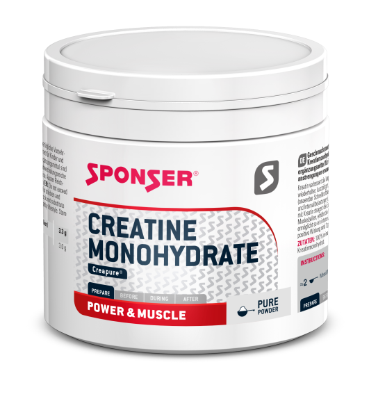 Sponser Creatine Monohydrat Pulver Creapure 300g Dose
