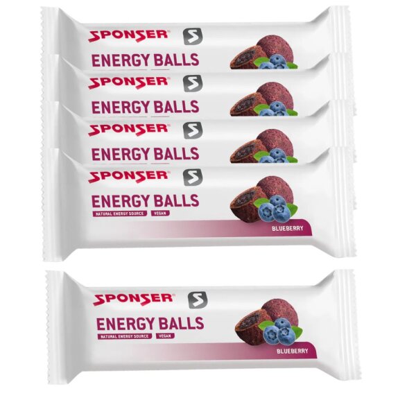 Sponser Energy Balls  5er Pack Blueberry