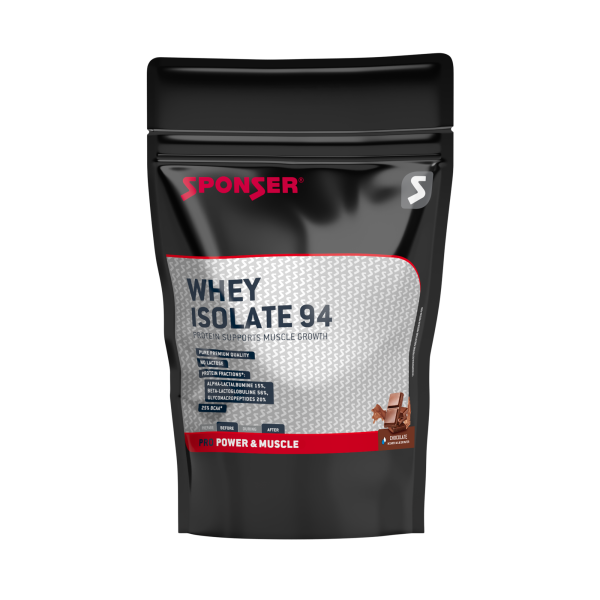 Sponser Whey Isolate 94 1500g Beutel Schokolade
