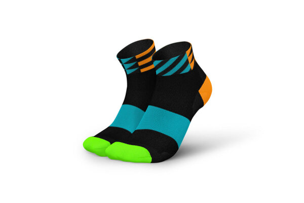 Incylence Ultralight Low-Cut Socken Black Cyan 43-46