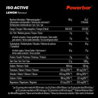 2 PowerBar Iso Active 1320g Dosen + 0,75lt Trinkflasche 2 Dosen Lemon