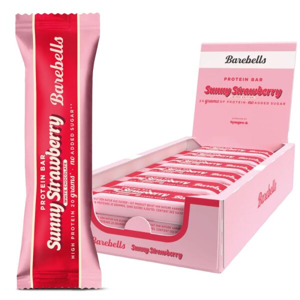 Barebells Protein Bar Riegel 12er Box Sunny Strawberry