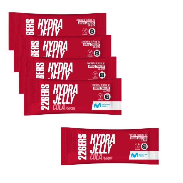 226ERS Hydrajelly Energiegel 5er Pack Cola+Koffein