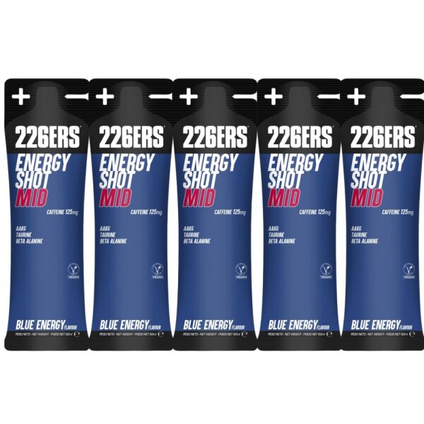226ERS Energy Shot Stick 60ml 5er Pack Blue Energy MID (125mg Koffein)