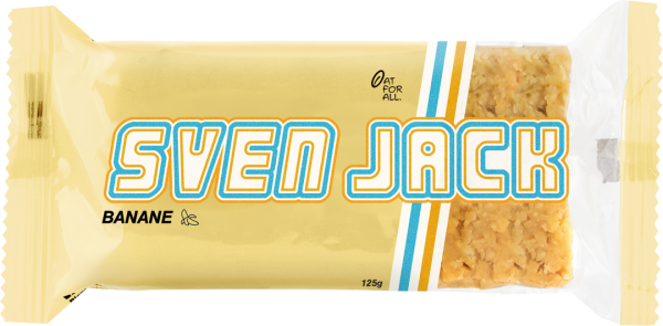 Sven Jack Energie Riegel 125g vegan Banane