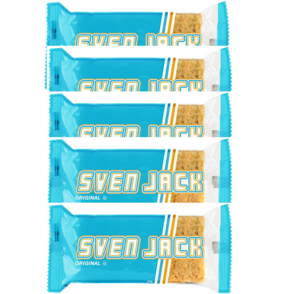 Sven Jack Energie Riegel 125g vegan 5er Pack Banane
