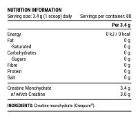 Pillar Creatine Monohydrate 300g Beutel
