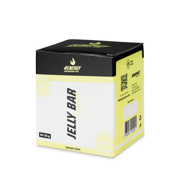 4Endurance Jelly Bar Riegel 10er Box Zitrone Limette