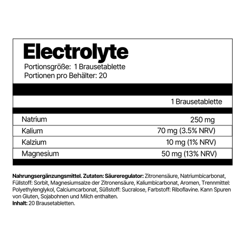 4Endurance Energy Electrolyte 20er Tabs Dose Apfel