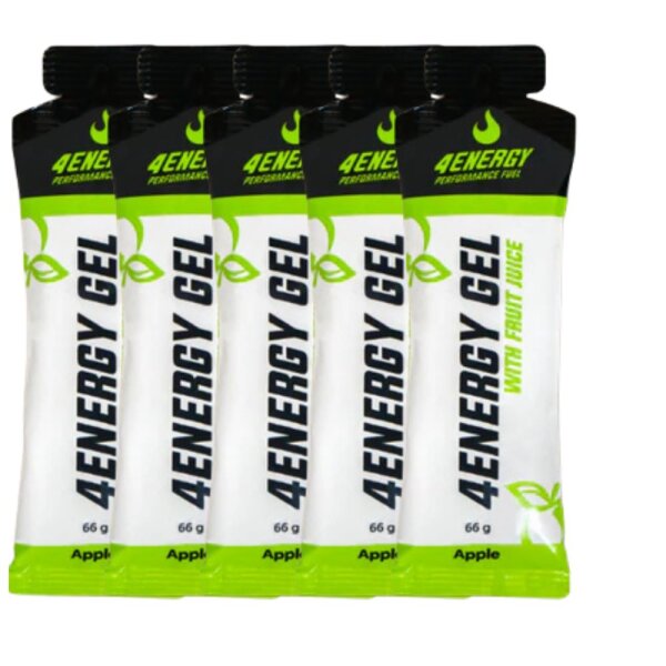 4Endurance Energy Gel 5er Pack Apfel