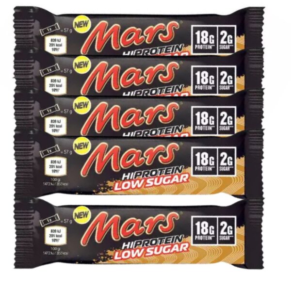 Mars HiProtein Low Sugar Riegel 5er Pack