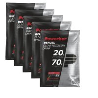 PowerBar Refuel Clear Recovery Drink Portionsbeutel 5er Pack Wild Cherry