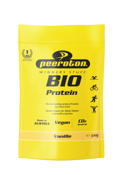 Peeroton BIO Vegan Protein Pulver Mix 500g Beutel Vanille