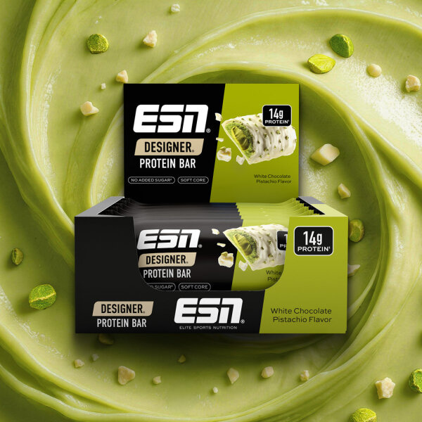 ESN Designer Bar 12er Box White Chocolate Pistachio