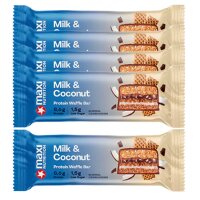 Maxi Nutrition Protein Waffle Bar 5er Pack Hazelnut Spread