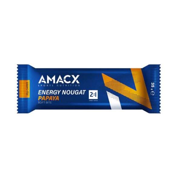 Amacx Energy Nougat 2:1 Riegel Papaya
