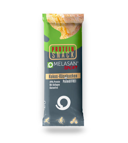Melasan Protein Snack Riegel  Kokos-Käsekuchen