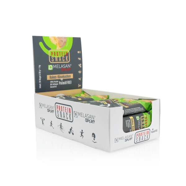 Melasan Protein Snack Riegel 20er Box gemischt