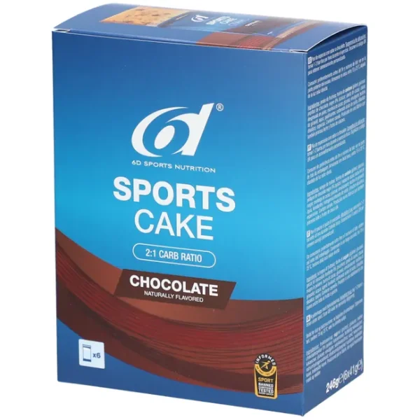 6d Sports Nutrition Sports Cake 6er Box Schokolade
