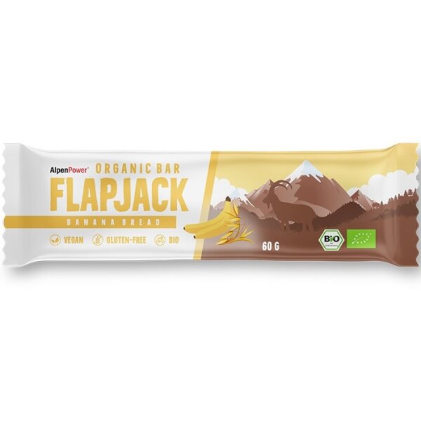 AlpenPower Organic Flapjack Riegel 60 g Banana Bread