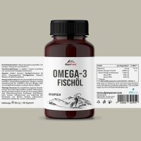 AlpenPower Omega 3 Fischöl 60 Kapseln
