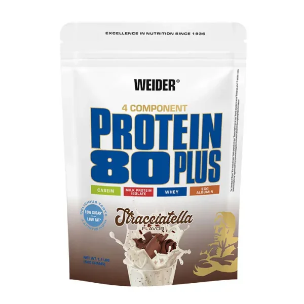 Weider Protein 80 Plus 500g Eiweißbeutel Stracciatella