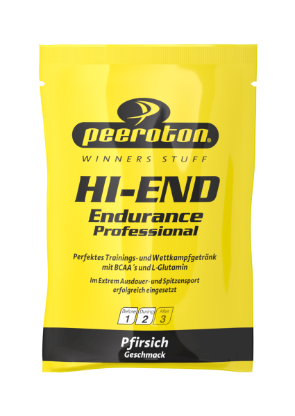 Peeroton Hi End Endurance Energy Drink Professional 40g Sachet Pfirsich