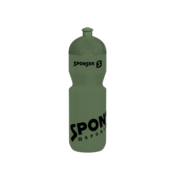 Sponser Trinkflasche 0,75l - NEU olivgrün/schwarz