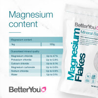BetterYou Magnesiumflocken 250g Badesalz Standbeutel