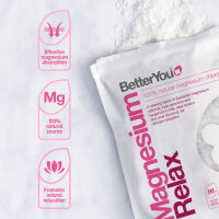 BetterYou Magnesium Relax 750g Badesalz Standbeutel