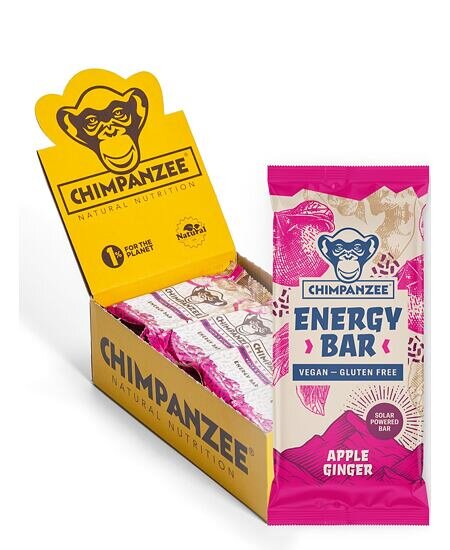 Chimpanzee Energy Bar Riegel 15er Box Apple Ginger