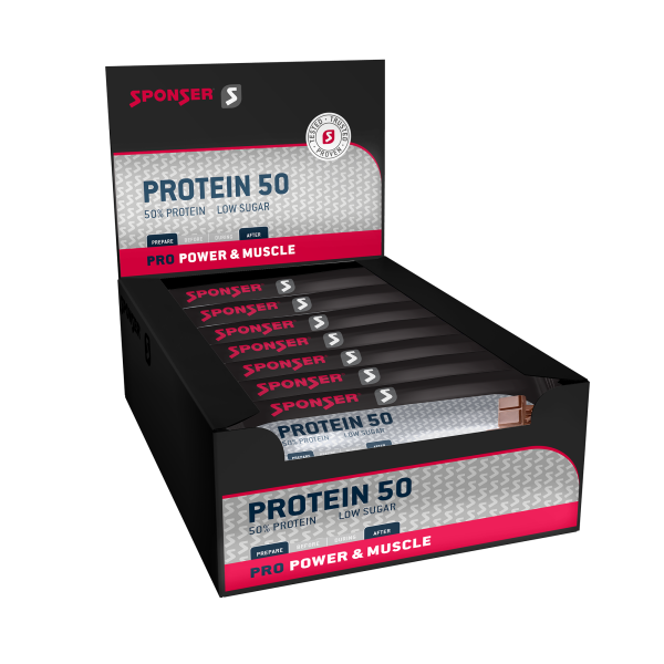 Sponser Protein 50 Schoko Riegel 20er Box