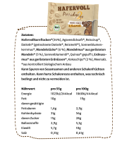 Hafervoll Porridge2go Veganer Bio Riegel 13er Box Haselnuss MHD 09-2025