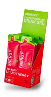 Squeezy Liquid Energy Gel 12er Box Raspberry (Himbeere)...
