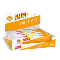 Dextro Energy Gums Fruchtgummis 15er Box Strawberry-Rhubarb MHD 08-2025