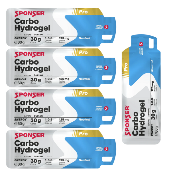 Sponser Carbo Hydrogel 5er Pack Mint