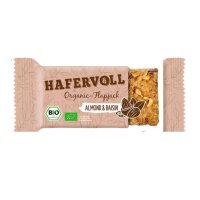 Hafervoll Organic Flapjack Riegel 5er Pack Almond & Rasin