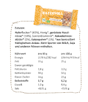 Hafervoll Organic Flapjack Riegel 18er Box Almond & Rasin