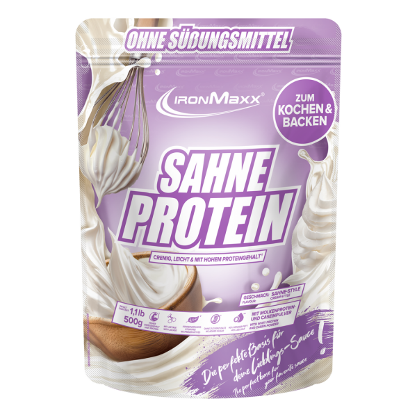 IronMaxx Sahne Protein 500g Beutel