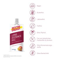 Dextro Energy Long Distance Gel 12er Box Mango-passionfruit