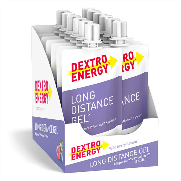 Dextro Energy Long Distance Gel 12er Box Wild Berry