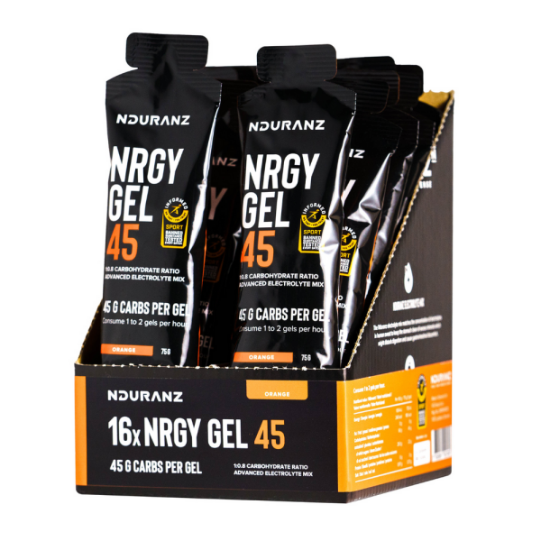 4Endurance Nduranz Nrgy Gel 16er Box Orange