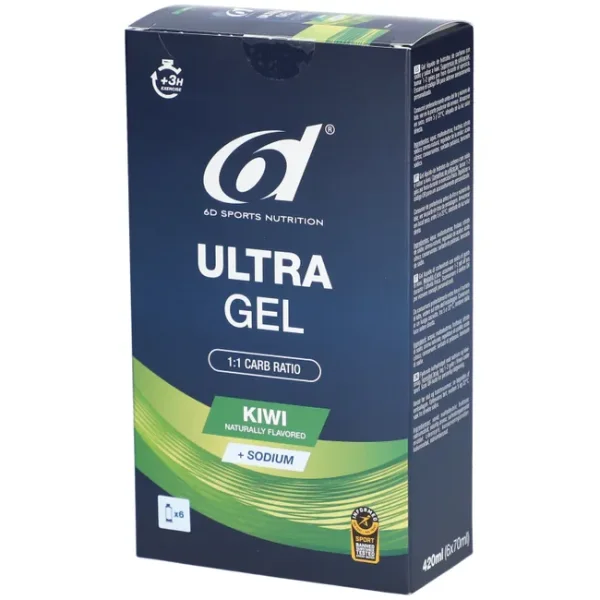 6d Sports Nutrition Ultra Gel 6er Box Kiwi