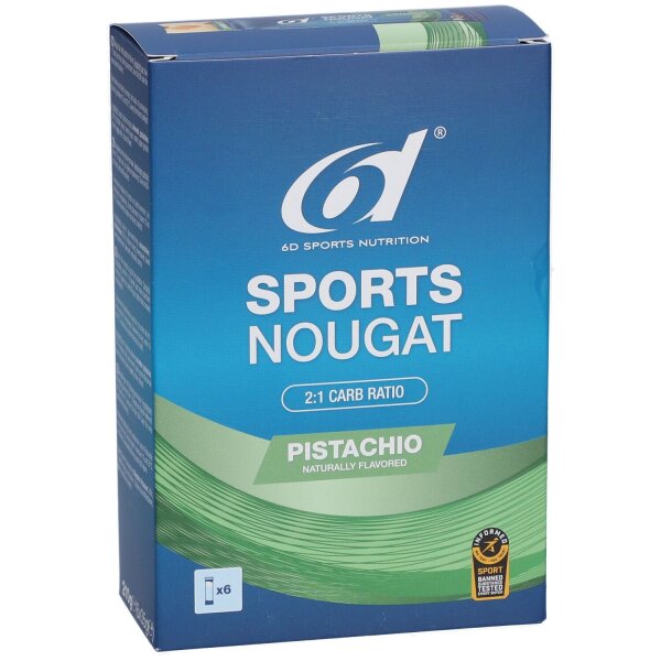 6d Sports Nutrition Nougat Riegel 6er Box