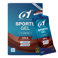 6d Sports Nutrition Sports Gel 6er Box Cola+Koffein