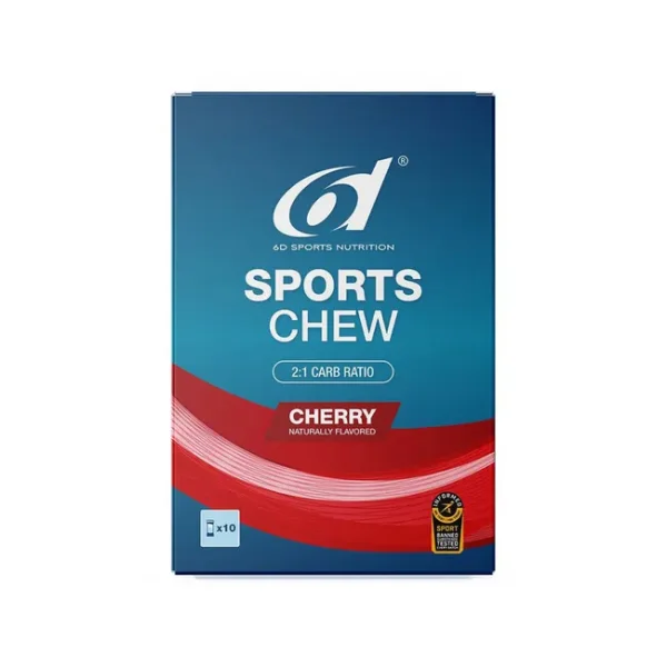6d Sports Nutrition Sports Chew 10er Box Cherry
