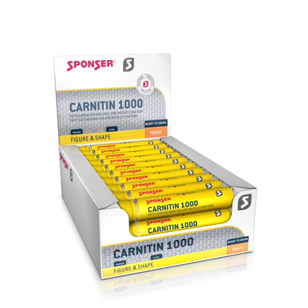 Sponser Carnitin 1000 Ampulle 30er Box MHD 12-2025