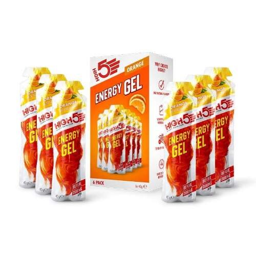 High5 Energy Gel 6er BOX Orange MHD 12-2025