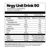 4Endurance Nduranz Nrgy Unit Drink 90 -1500g Beutel Lemon
